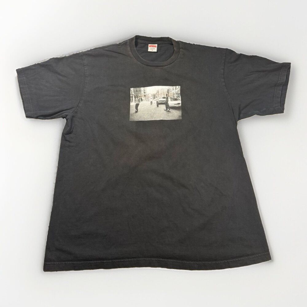 Supreme Crew 96 Graphic Print Crew Neck Short Sleeve Cotton Tee Men’s XL